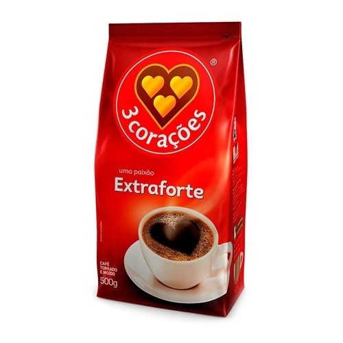 Detalhes do produto Cafe Torr/moido 500Gr Tres Coracoes Extra Forte
