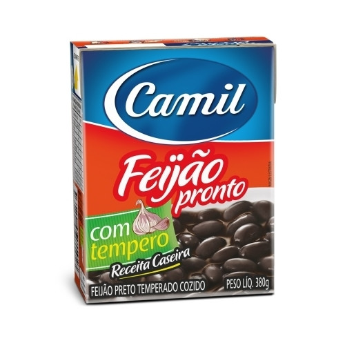 Detalhes do produto Feijao Preto Cozido 380Gr Camil Preto