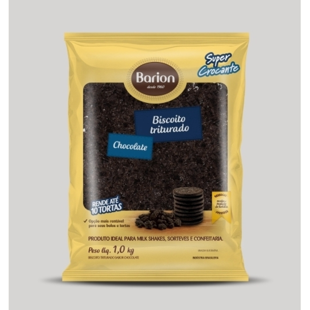 Detalhes do produto Bisc Triturado 1,0Kg Barion Chocolate