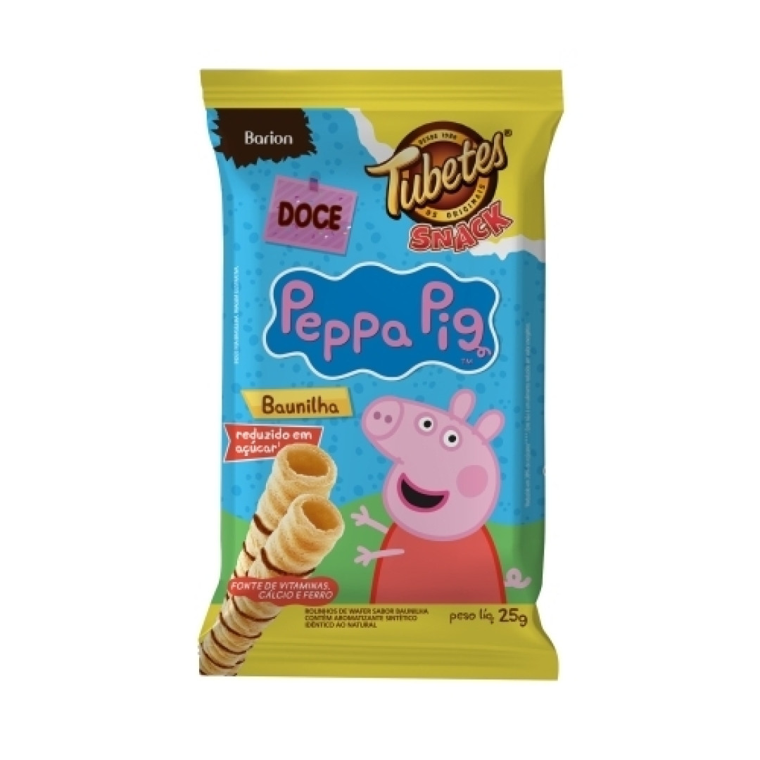 Detalhes do produto Tubetes Rech Peppa Pig 25Gr Barion Baunilha