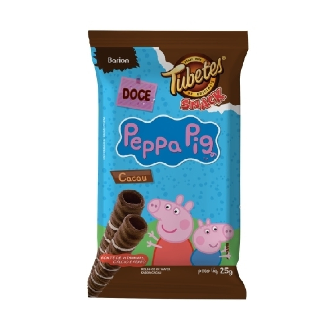 Detalhes do produto Tubetes Rech Peppa Pig 25Gr Barion Cacau