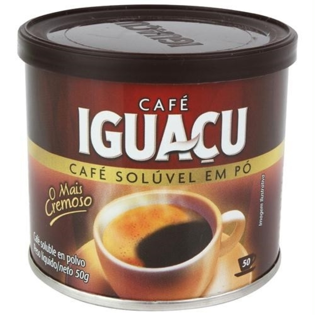 Detalhes do produto Cafe Soluvel Lata 50Gr Iguacu Tradicional