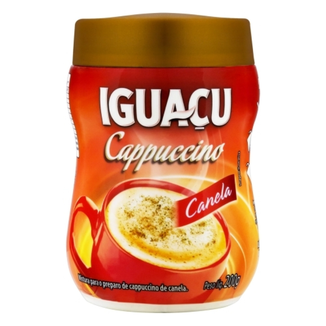 Detalhes do produto Cappuccino Pt 200Gr Iguacu Canela