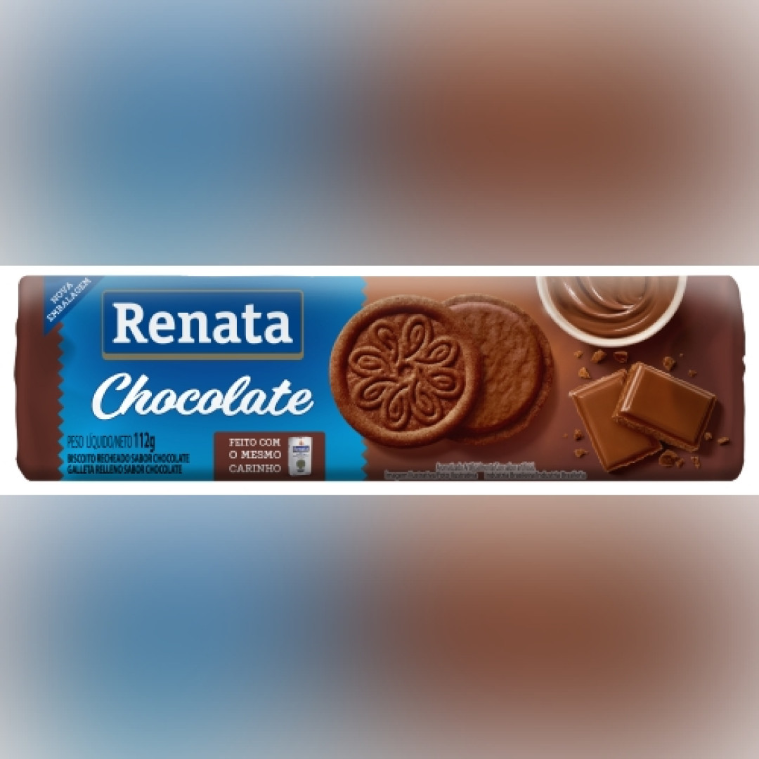 Detalhes do produto Bisc Rech 112Gr Renata Chocolate