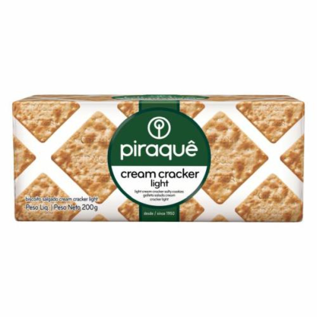 Detalhes do produto Bisc Cream Cracker Light 200Gr Piraque .