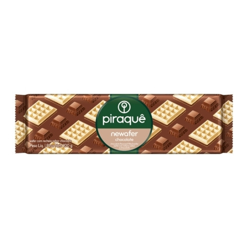 Detalhes do produto Bisc Wafer Newafer 100Gr Piraque Chocolate