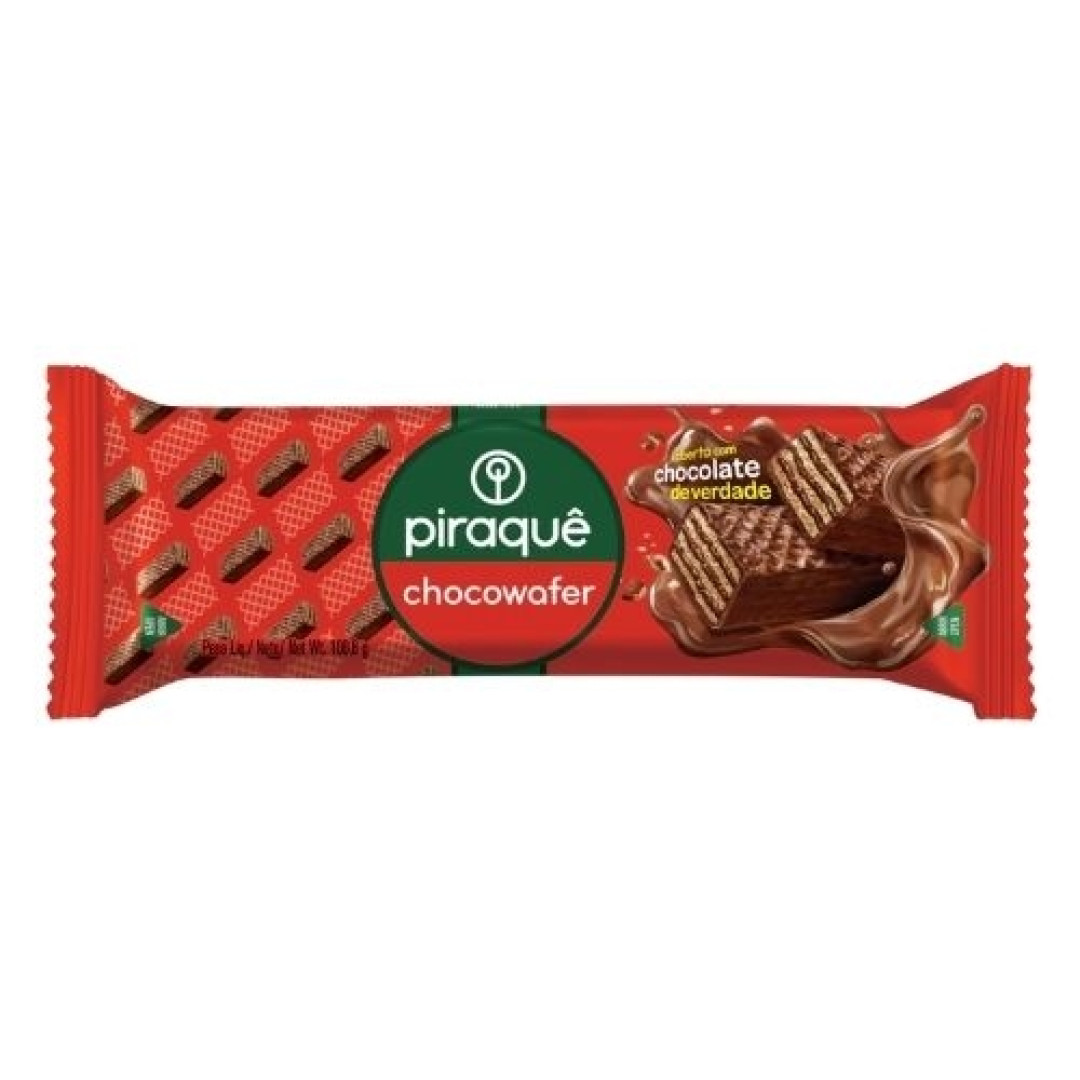 Detalhes do produto Bisc Wafer Chocowafer 100,8Gr Piraque Chocolate
