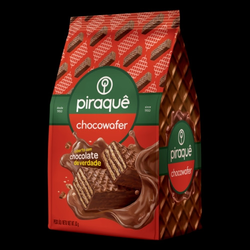 Detalhes do produto Bisc Wafer Chocowafer 63Gr Piraque Chocolate