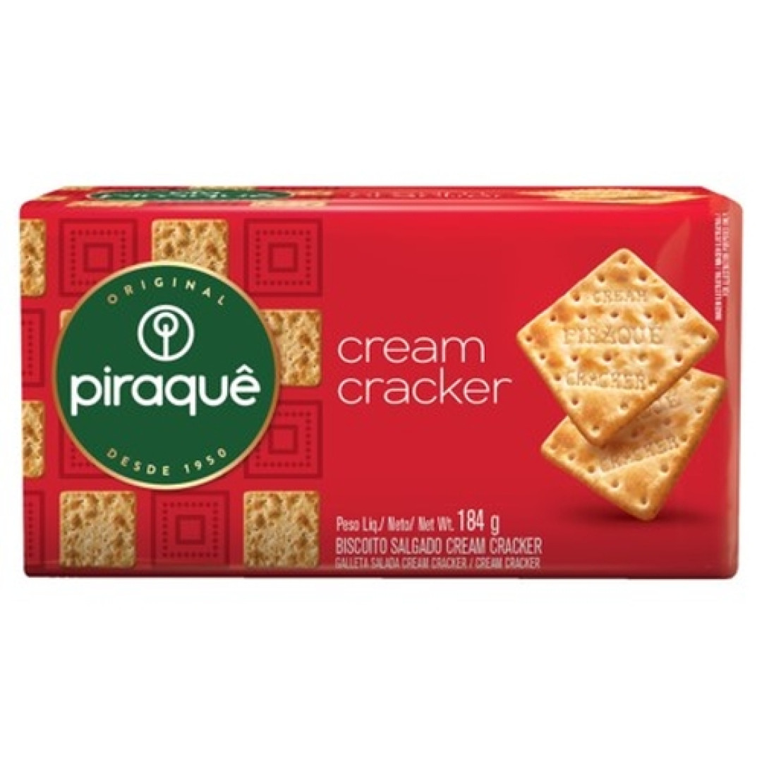 Detalhes do produto Bisc Cream Cracker 184Gr Piraque .
