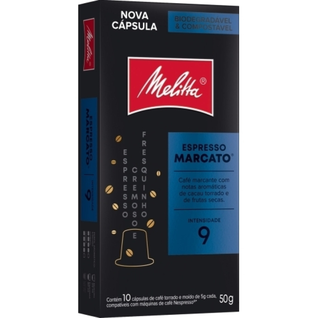 Detalhes do produto Cafe Capsula 10Un Melitta Marcato