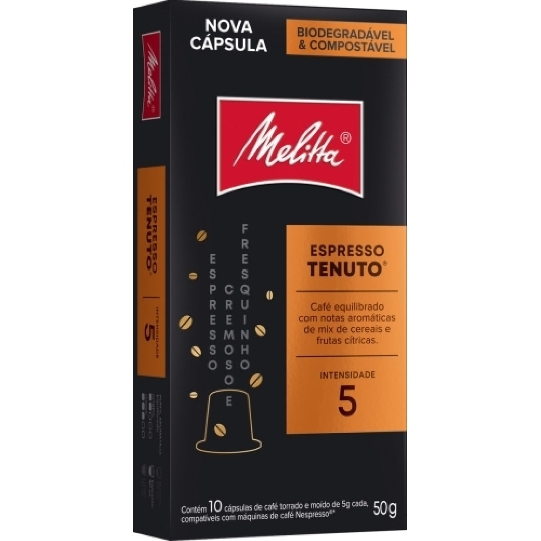Detalhes do produto Capsula Cafe 10Un Melitta Tenuto