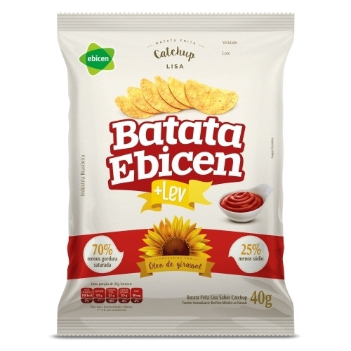 Detalhes do produto Batata Chips Lisa 40Gr Mais Lev Ebicen Catchup
