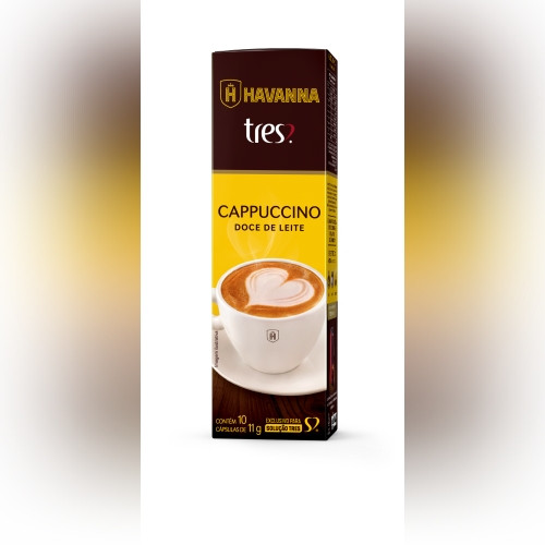 Detalhes do produto Cappuccino Capsula 10X11Gr Tres Coracoes Doce De Leite
