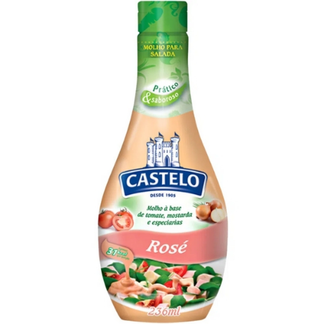 Detalhes do produto Molho Salada 236Ml Castelo Rose