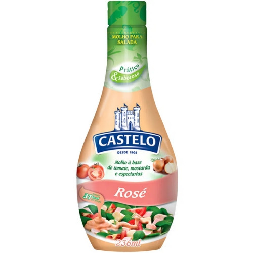 Detalhes do produto Molho Salada 236Ml Castelo Rose