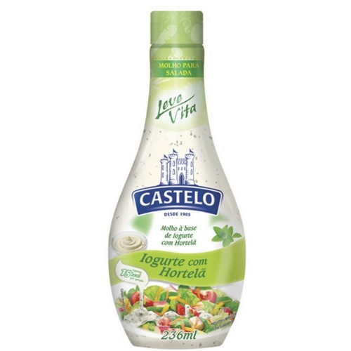 Detalhes do produto Molho Salada Leve Vita 236Ml Castelo Iogurte.hortela