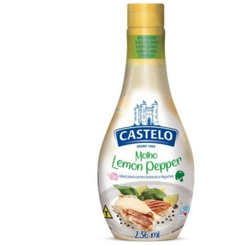 Detalhes do produto Molho Salada 236Ml Castelo Lemon Pepper
