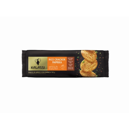 Detalhes do produto Bisc Snack Kalassi Rice Cracker 100Gr Paprika