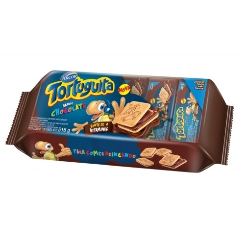 Detalhes do produto Bisc Rech Tortuguita 43Gr Arcor Chocolate
