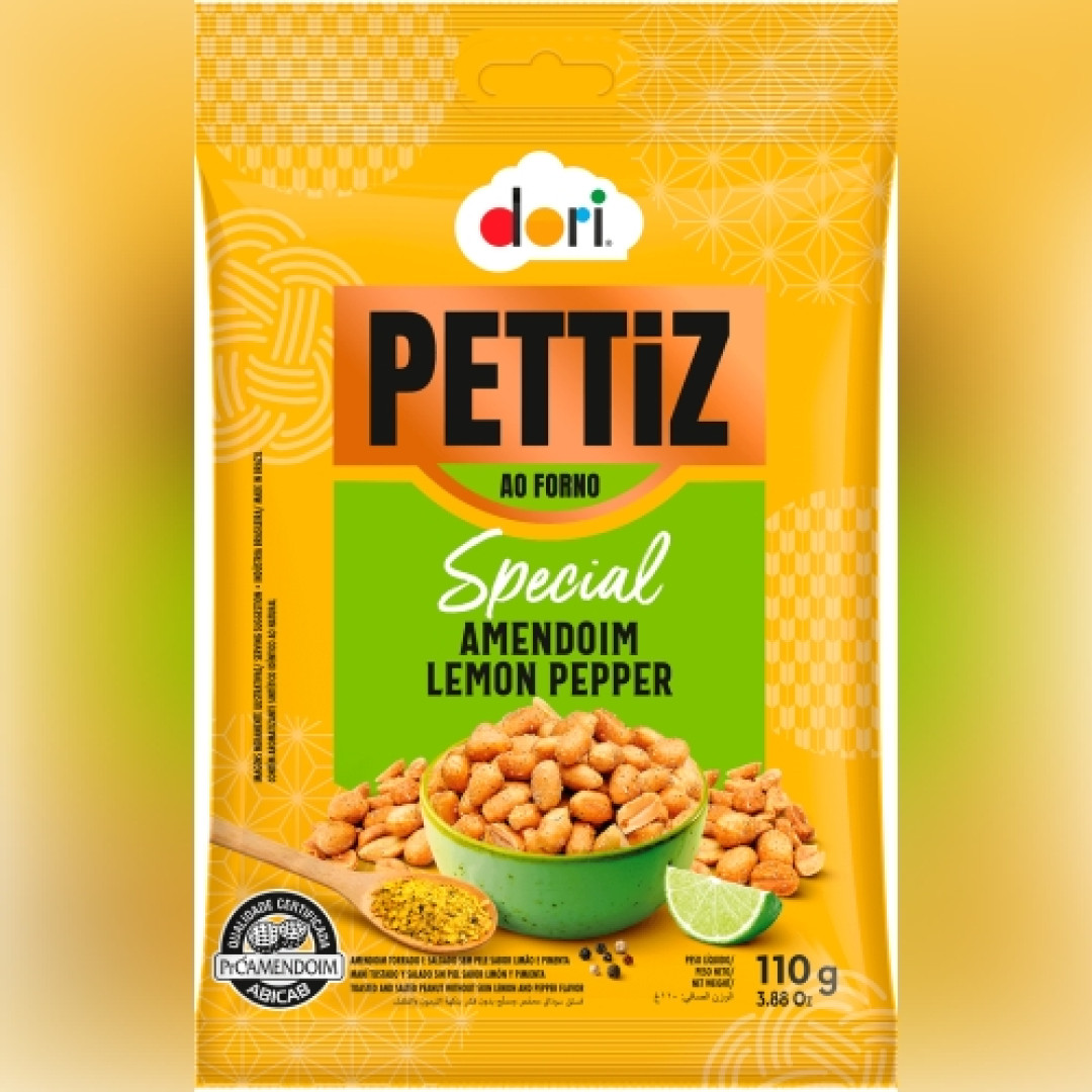 Detalhes do produto Amendoim Croc Pettiz 110Gr Dori Lemon Pepper