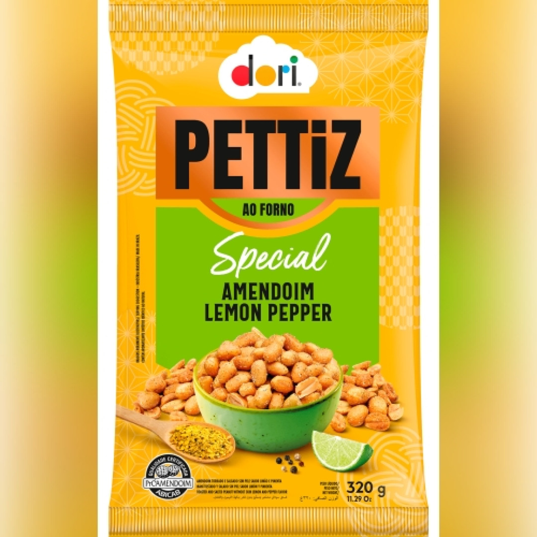Detalhes do produto Amendoim Croc Pettiz 320Gr Dori Lemon Pepper