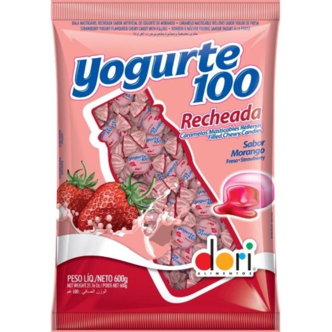 Detalhes do produto Bala Mast Rech Yogurte 100 600Gr Dori Iogurte Natural
