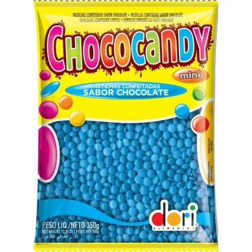 Detalhes do produto Confeito Chococandy 350Gr Dori Azul