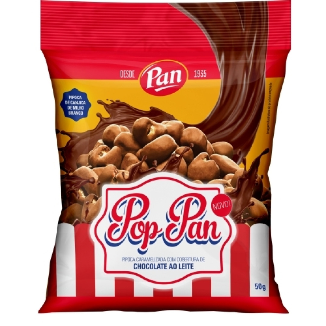 Detalhes do produto Pipoca Caramelizada Pop Pan 50Gr Pan Chocolate