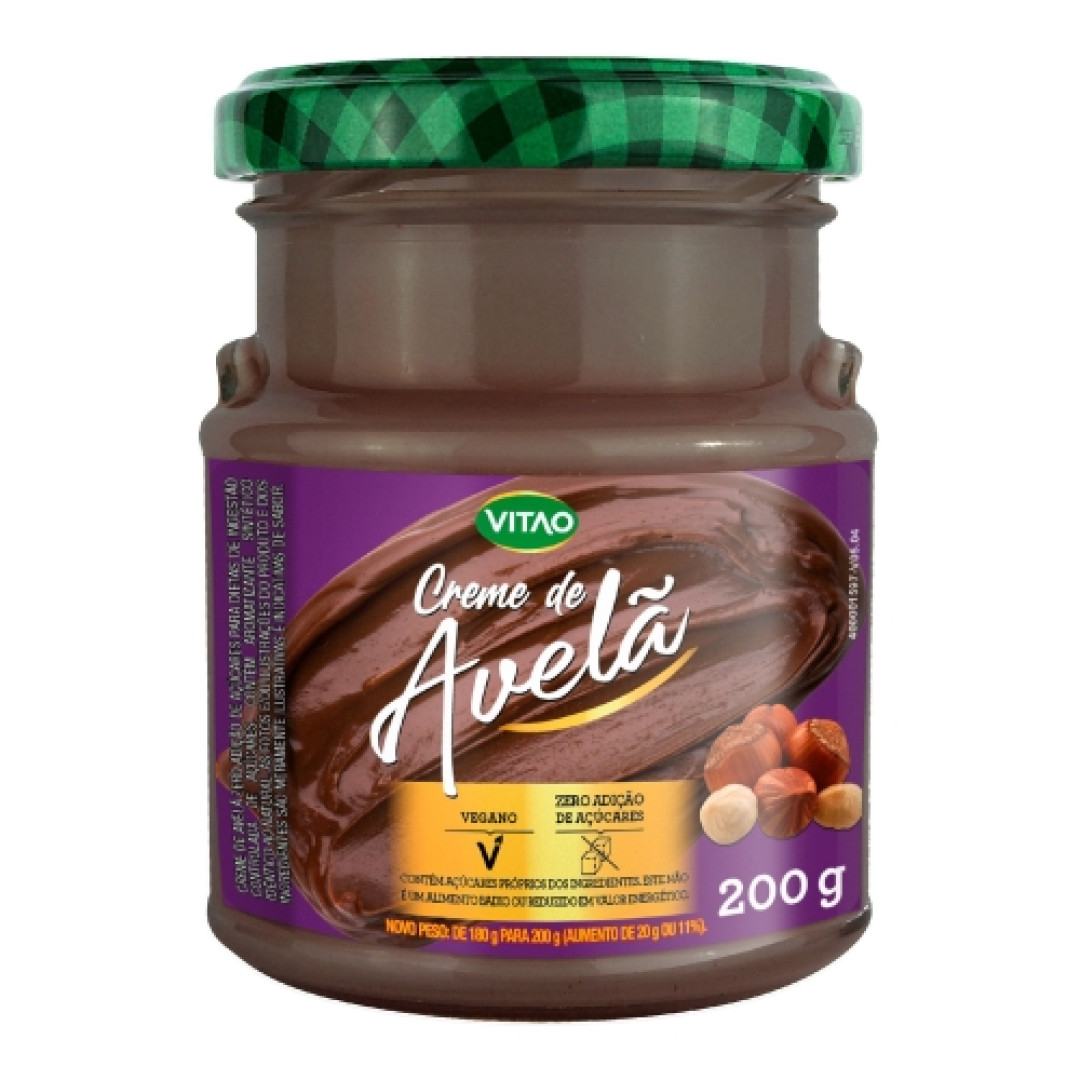 Detalhes do produto Creme Vegano Zero 200Gr Vitao Avela