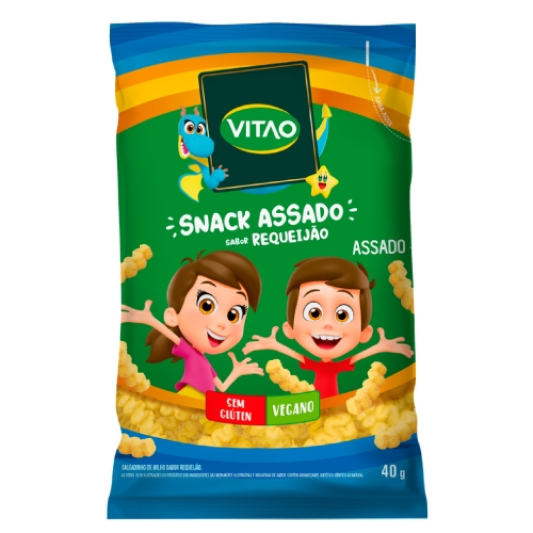 Detalhes do produto Snack Integral Kids 40G Vitao Requeijao