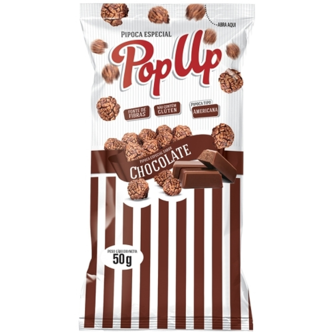 Detalhes do produto Pipoca Pop Up 50Gr Zda Chocolate