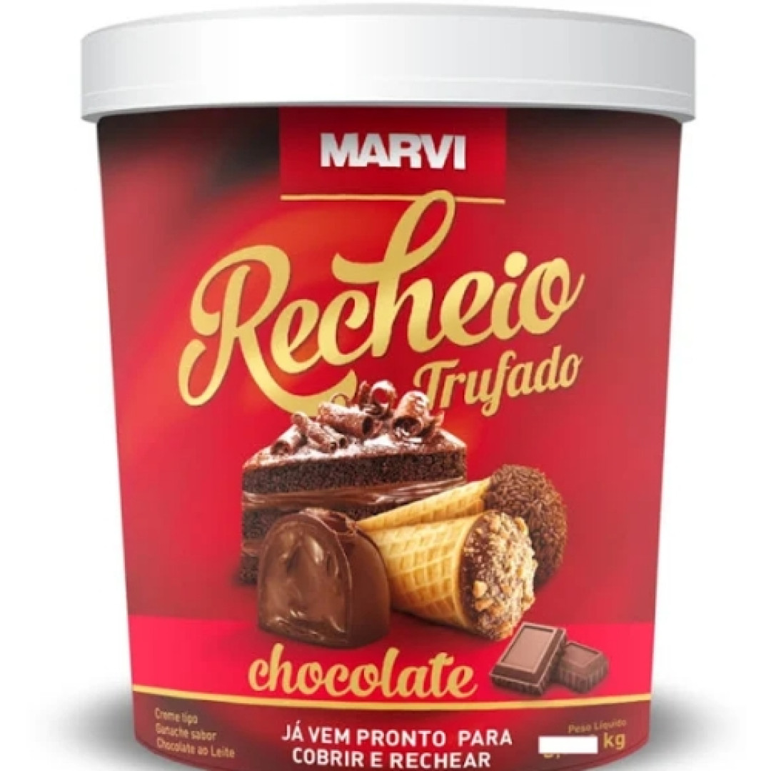 Detalhes do produto Recheio Trufado Pt 1,05Kg Marvi Chocolate