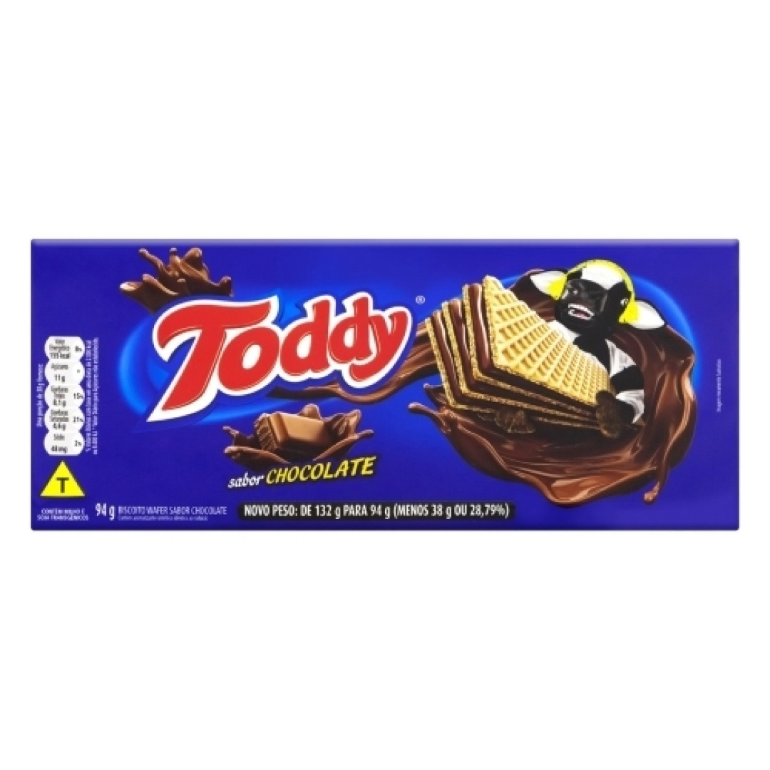 Detalhes do produto Bisc Wafer Toddy 94Gr Mabel Chocolate