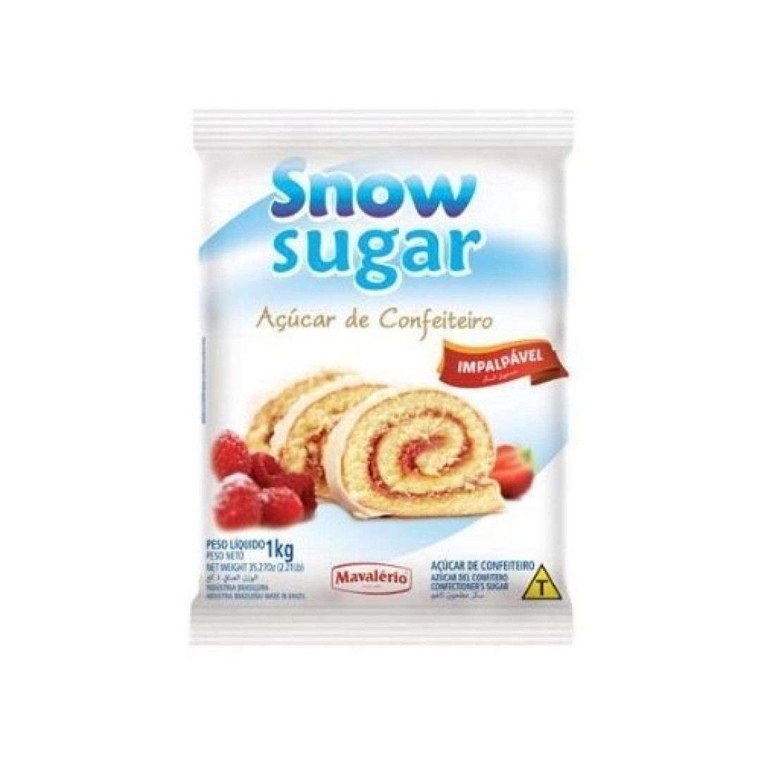 Detalhes do produto Acucar Confeiteiro 1Kg Snow Sugar Mava Natural