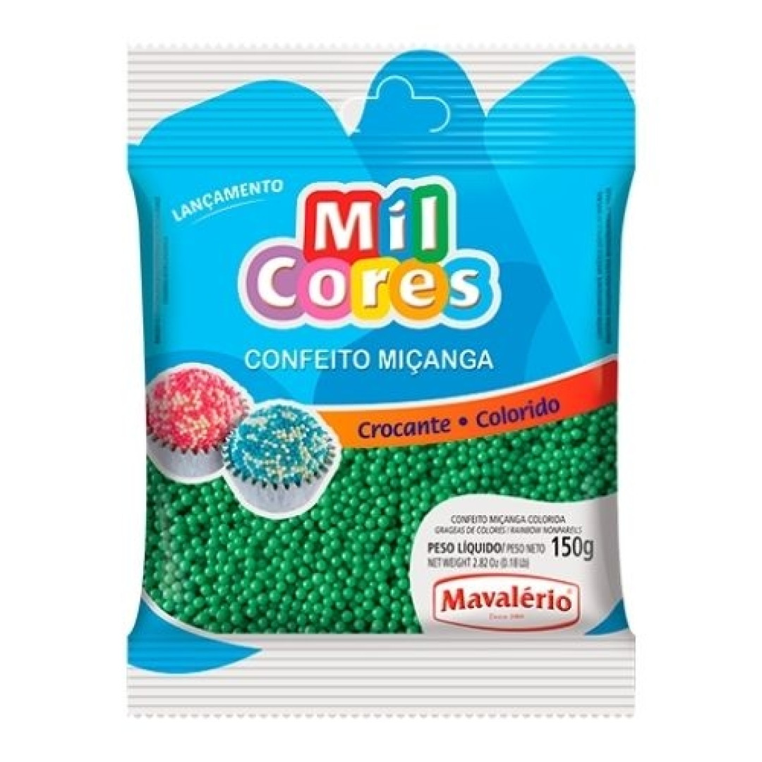 Detalhes do produto Conf Micanga N.0 150Gr Mil Cores Mavaler Verde