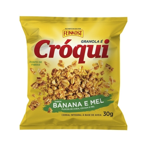 Detalhes do produto Granola Croqui 30Gr Feinkost Banana.mel