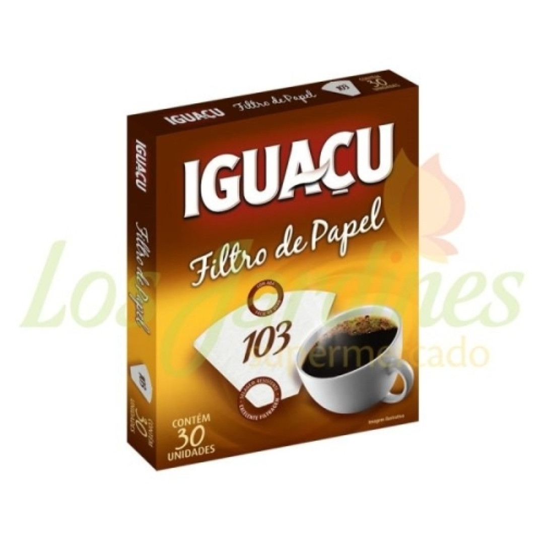Detalhes do produto Filtro Papel 103 30Un Iguacu .