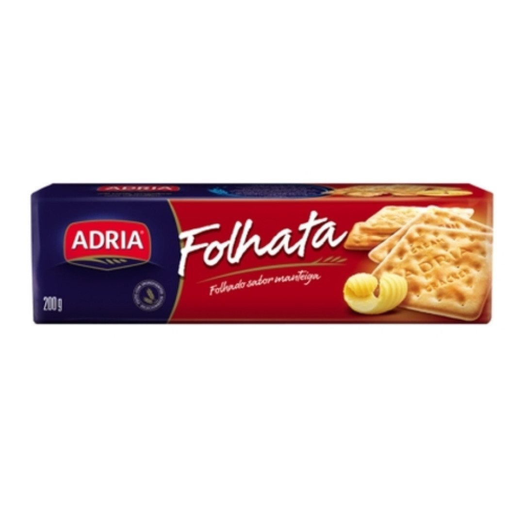 Detalhes do produto Bisc Cream Cracker Folhata 200Gr Adria .