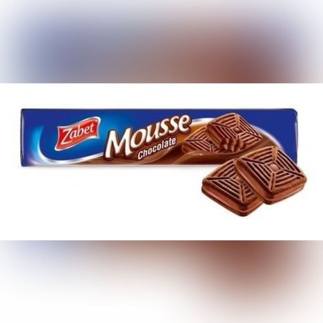 Detalhes do produto Bisc Rech Mousse Zabet 145Gr Adria Chocolate
