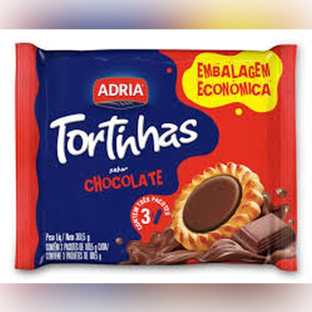 Detalhes do produto Bisc Tortinhas 301,5Gr Adria Chocolate