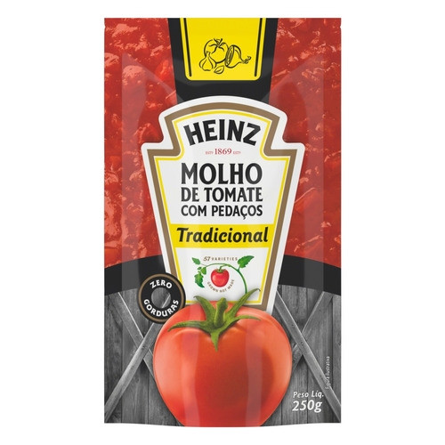 Detalhes do produto Molho Tomate 250Gr Heinz .
