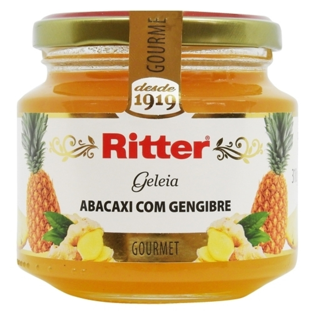 Detalhes do produto Geleia Gourmet Vidro 310Gr Ritter Abacaxi.gengibr