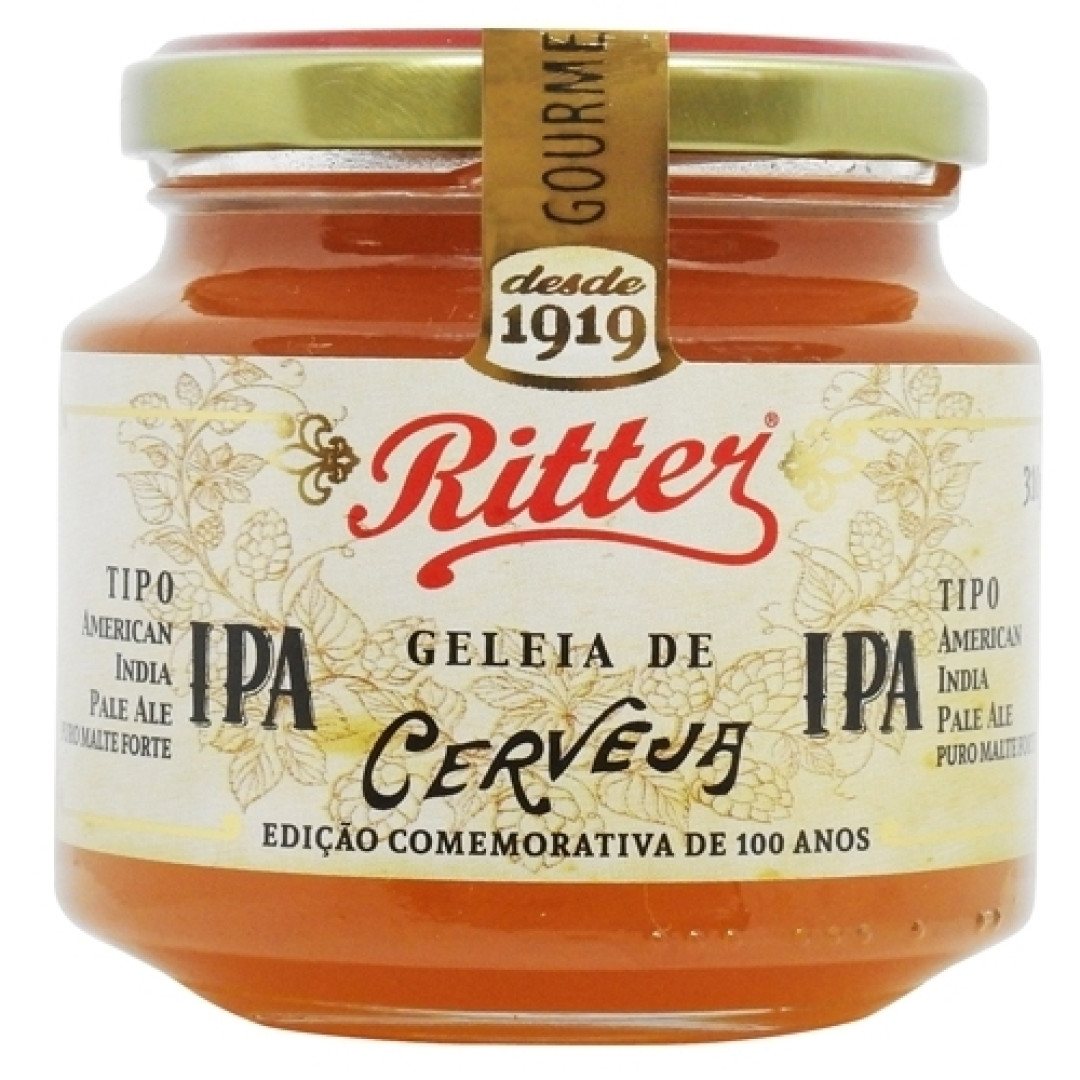 Detalhes do produto Geleia Gourmet Vidro 310Gr Ritter Cerveja Ipa