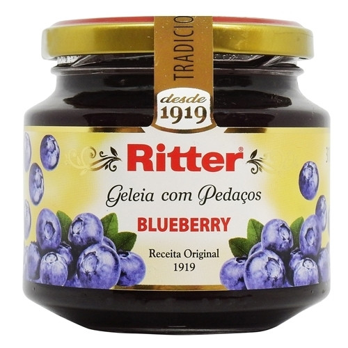 Detalhes do produto Geleia Tradic Premium 310Gr Ritter Blueberry