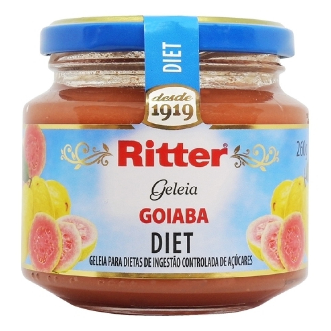 Detalhes do produto Geleia Gelifrut Diet Vidro 260Gr Ritter Goiaba