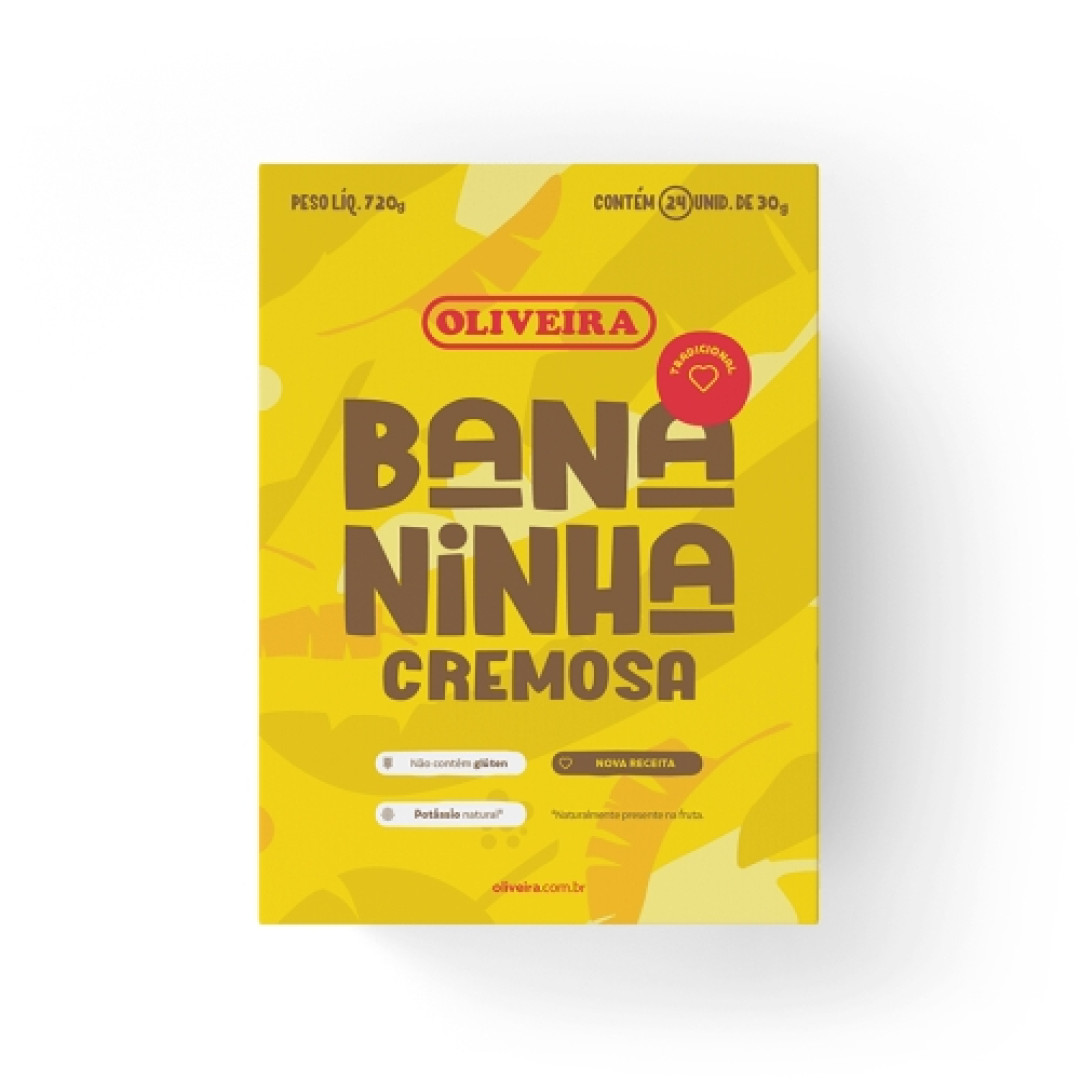 Detalhes do produto Bananinha Cremosa Dp 24X30Gr Oliveira .