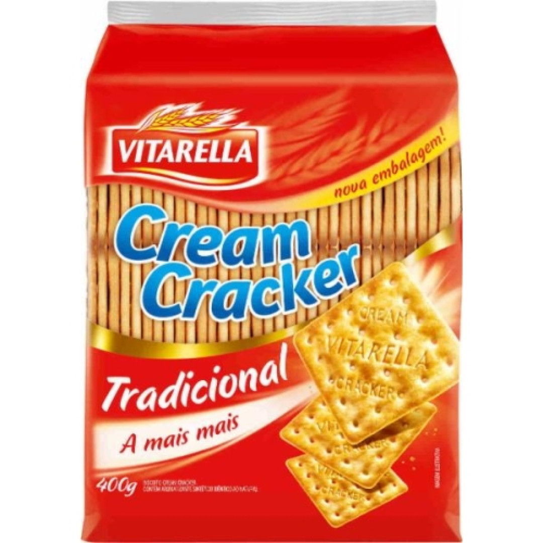 Detalhes do produto Bisc Cream Craker 400Gr Vitarella Tradicional