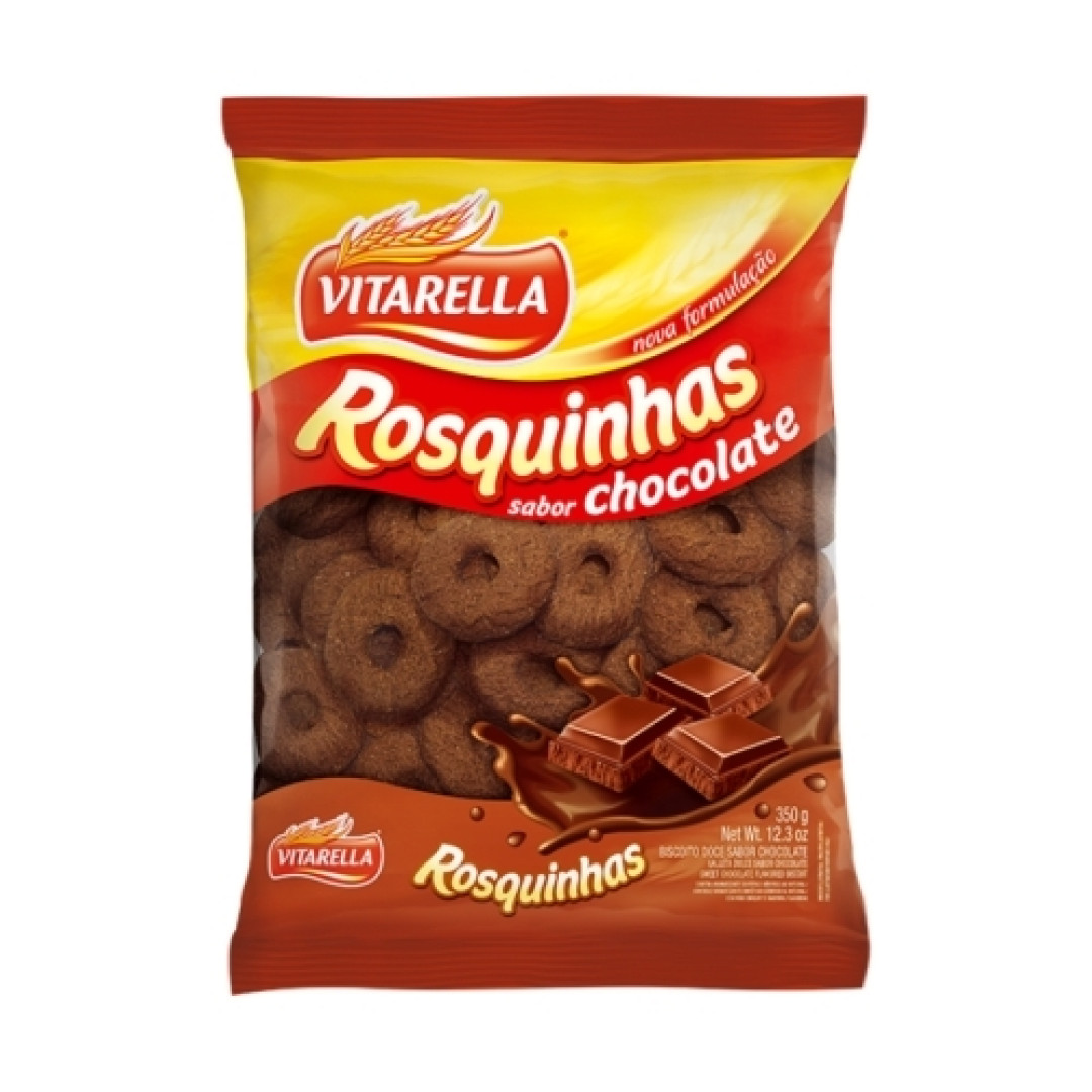 Detalhes do produto Bisc Rosquinha 350Gr Vitarella Chocolate