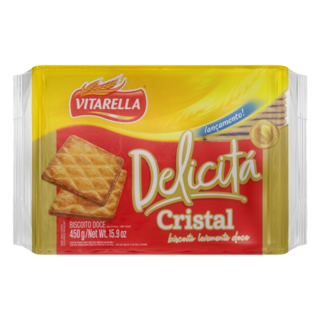 Detalhes do produto Bisc Delicita Cristal 450Gr Vitarella Doce