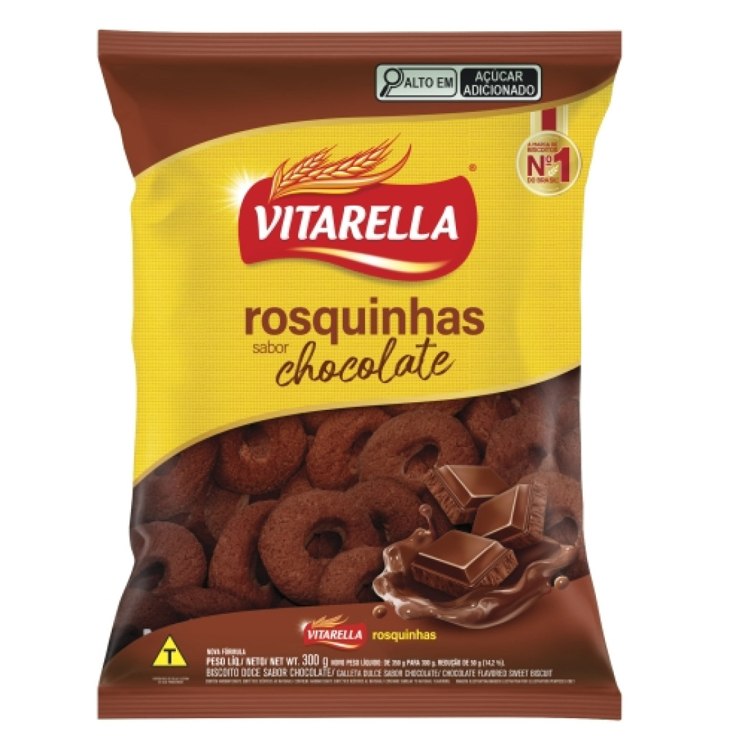 Detalhes do produto Bisc Rosquinha 300Gr Vitarella Chocolate